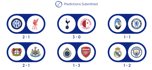 Super 6 Predictions