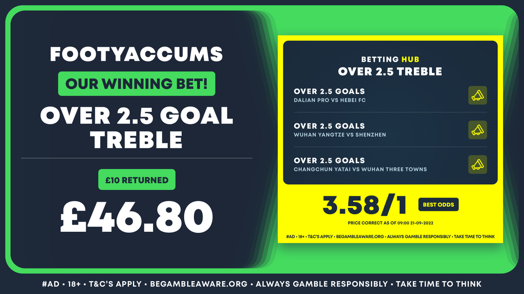 Over 2.5 Treble