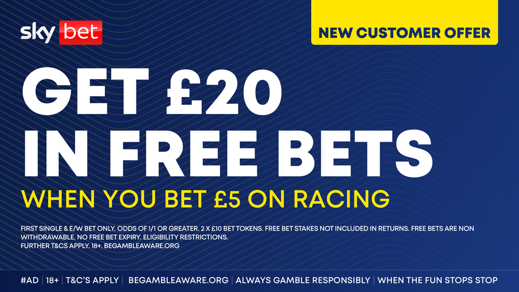 Sky Bet Sign Up Offer - Bet £5 Get £20 - The Winners Enclosure