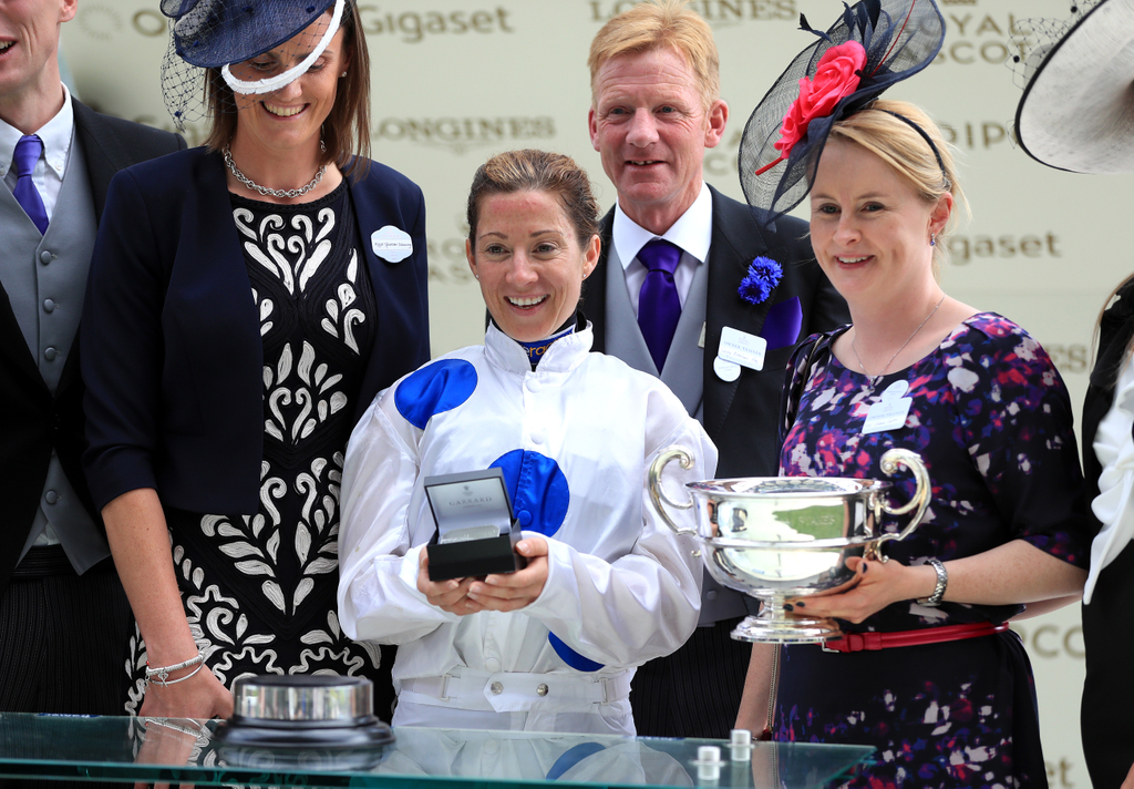 Hayley Turner: Female jockey lands historic win to beat Queen's horse